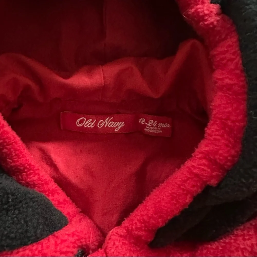 Old Navy fleece lady bug costume